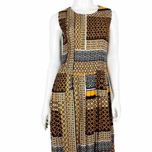 Nanako Sleeveless Midi-Length Accordion Dress
